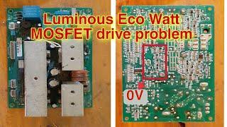 Luminous Eco Watt drive voltage problem. || Luminous Eco watt overload problem .