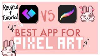 BEST APP FOR PIXEL ART ON THE IPAD? (you better believe it) | Pixaki vs Procreate | Full Tutorial