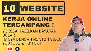 100% membayar! Cuma Nonton video Youtube & Tiktok! di 10 situs ini kita bisa menghasilkan uang dolar