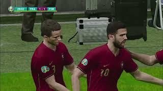 FRANCE VS PORTUGAL gameplay PES 2021 PC setting low