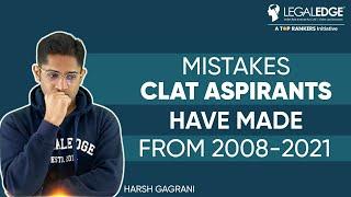Mistakes to avoid in CLAT 2022 Preparation | CLAT 2022 Preparation by LegalEdge