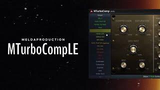 MeldaProduction MTurboCompLE - 6 Min Walkthrough Video (75% off for a limited time)