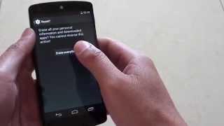 Google Nexus 5: How to Hard Reset Via Settings Menu