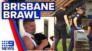 Man stuck by car in violent Caboolture brawl | 9 News Australia