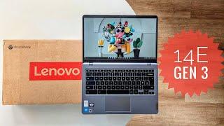 Unboxing the Lenovo 14e Chromebook (Gen 3, 2023) Intel N200/8GB RAM