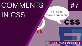 CSS Tutorial For Beginners 07 - CSS Comments and Where to Use Them