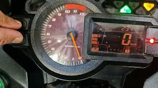 How to adjust clock on versys 1000 2012 - 2017 (MK1 & MK2)