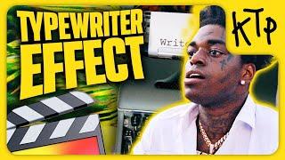 TYPEWRITER Music Video Effect in Final Cut Pro X