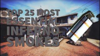 Top 25 most essential inferno smokes 2023