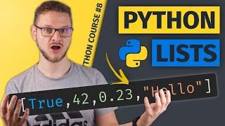 Python Lists for Beginners incl. List Slicing | Python Course #8