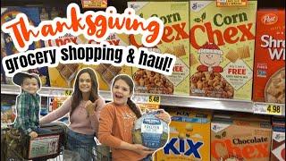  Thanksgiving Grocery Shopping & Haul | Save $ by shopping the SALES!