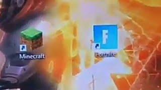 Minecraft vs Fortnite(Meme)(Spoiler!)