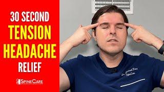 How to Relieve a Tension Headache in SECONDS