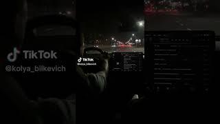 Tesla Model 3 Drive Night