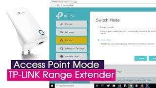 How to use a range extender as an access point