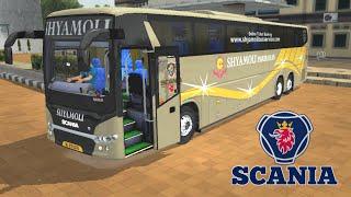 Scania Bus mod for Bus Simulator Indonesia || Scania mod for Bussid #bussimulatorindonesia