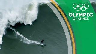 Big Wave Surfing in Nazaré - The Biggest Swell of the Year | Shredding Monsters