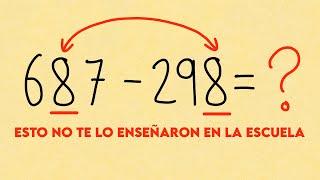 Cómo RESTAR en 3 SEGUNDOS (de forma MENTAL) | TRUCO matemático para el examen de admisión