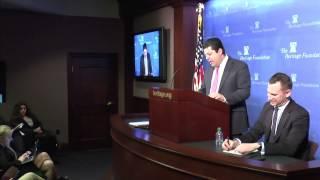 The Chief Minister Addresses the Heritage Foundation of America