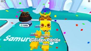 Pet Simulator X Golden Samurai pets giveaway