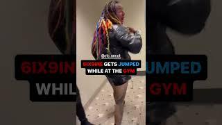 6ix9ine gets jumped at Planet Fitness