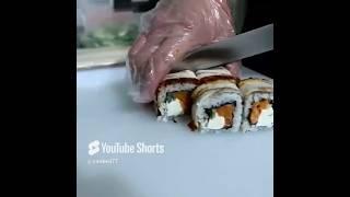 Sushi roll food app #music #dance #synthwave #producer #beats #comedy #sushii #food #sushie #recipe