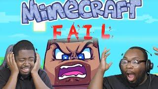 MINECRAFT FAIL A Minecraft Parody REACTION @Gonzossm