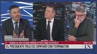 Luis Petri, Ministro de Defensa de La Nación: "El equilibrio fiscal no se va a negociar"
