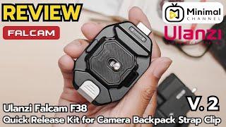 รีวิว Ulanzi Falcam F38 Quick Release Kit for Camera Backpack Strap Clip V2  รุ่นใหม่ล่าสุด