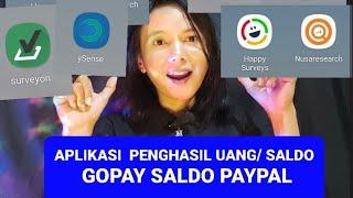 NGISI SURVEY DAPAT UANG, APLIKASI PENGHASIL UANG ONLINE. SUEVEYON,YSENSE,HAPPY SURVEY,NUSARESEARCH