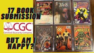 Unboxing 17 CGC graded comic book submission (with 1 DC ) #marvel l