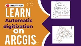 Automatic digitization ll ArcGIS ll ArcScan || digitization