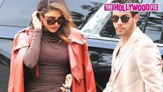 The Jonas Brothers & Priyanka Chopra Celebrate After Their Walk Of Fame Ceremony At Craig's In WeHo