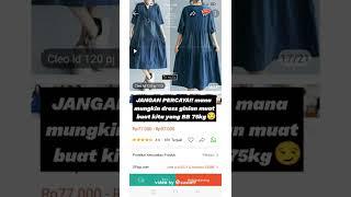 racun tiktok shopee haul midi dress #shorts