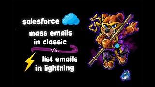 Salesforce How to Send Mass Emails vs List Emails