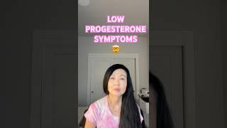 Low Progesterone Symptoms  Post Menopausal Women #goseechristy #low progesterone