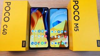 POCO C40 VS POCO M5 - В ЧЕМ РАЗНИЦА? ПОЛНОЕ СРАВНЕНИЕ!