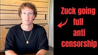 Zuckerberg is embracing the anti-censorship wave!