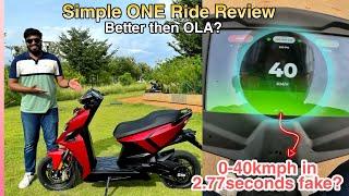 Simple ONE Ride Review- Is this Better then OLA S1 Pro or Ather 450x Gen 3 - Pradeep on Wheels