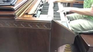 Second test record Hammond model D from 1938