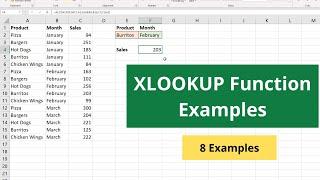 Excel XLOOKUP Function Examples - 8 Useful XLOOKUP Examples