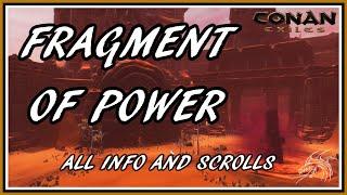 Conan Exiles - Fragment of Power ( + All 30 scrolls ) (Machtfragmente + 30 Schriftrollen)