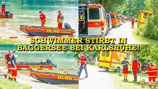 [TÖDLICHER BADEUNFALL] Mann schwimmt auf See und geht unter | FEUERWEHR + WASSERRETTUNG im EINSATZ