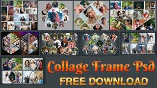 collage photo frame new design l customized love frame collage psd l psd free download collage