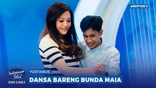 Nge-Fans Berat! Yustianus Dansa Bareng Bunda Maia - Indonesian Idol 2025