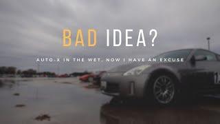 350z Racing at SASCA Autocross in the rain