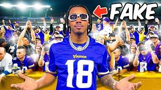 FAKE JUSTIN JEFFERSON PRANK AT A VIKINGS GAME!!! (MUST WATCH)