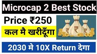 Best Microcap stock 10X Return देगा  Top Microcap stock l Best Microcap share for long term