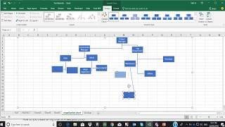 13-How to create organizational chart in excel