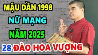 Tử Vi tuổi MẬU DẦN 1998 Nữ Mạng năm 2025 - Vận Mệnh, Công Việc, Tình duyên, Sức khỏe chi tiết nhất